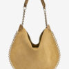 Oskan Hobo Tasche aus weichem Ketten-Wildleder Oskan Hobo Tasche aus weichem Ketten-Wildleder