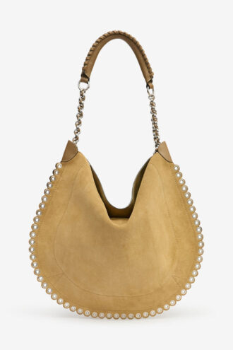 Oskan Hobo Tasche aus weichem Ketten-Wildleder