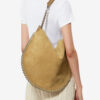 Oskan Hobo Tasche aus weichem Ketten-Wildleder Oskan Hobo Tasche aus weichem Ketten-Wildleder