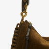 Oskan Hobo Zip Handtasche aus Wildkalbsleder mit Fransen
