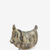 Oskan Moon Schultertasche aus bedrucktem Leder Oskan Moon Schultertasche aus bedrucktem Leder