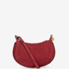 Oskan Moon Schultertasche aus geflochtenem Kalbswildleder Oskan Moon Schultertasche aus geflochtenem Kalbswildleder