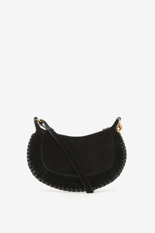 Oskan Moon Schultertasche aus geflochtenem Kalbswildleder Oskan Moon Schultertasche aus geflochtenem Kalbswildleder