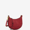 Oskan Moon Schultertasche aus geflochtenem Kalbswildleder Oskan Moon Schultertasche aus geflochtenem Kalbswildleder