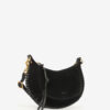 Oskan Moon Schultertasche aus geflochtenem Kalbswildleder Oskan Moon Schultertasche aus geflochtenem Kalbswildleder
