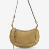 Oskan Moon Schultertasche aus Kalbswildleder Oskan Moon Schultertasche aus Kalbswildleder