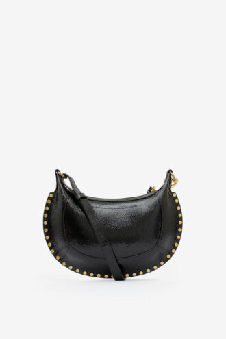 Oskan Moon Schultertasche aus Leder mit Python-Effekt