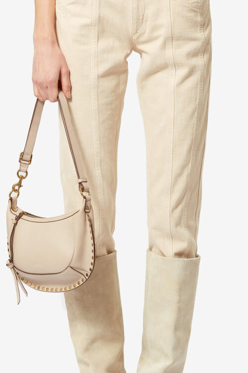 Oskan Moon Schultertasche aus Vollnarbenleder Oskan Moon Schultertasche aus Vollnarbenleder