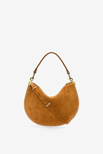 Oskan Soft Zip Bag aus geflochtenem Kalbswildleder