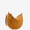 Oskan Soft Zip Bag aus geflochtenem Kalbswildleder