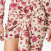 Ovia Kurzer, drapierter Stretch-Seidenrock mit Print Ovia Kurzer, drapierter Stretch-Seidenrock mit Print