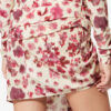 Ovia Kurzer, drapierter Stretch-Seidenrock mit Print Ovia Kurzer, drapierter Stretch-Seidenrock mit Print