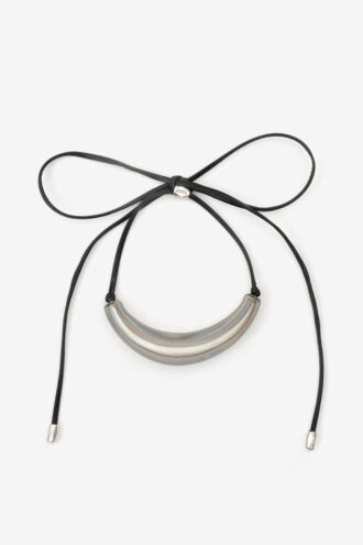 Oyan Lederarmband mit übergroßer Perle