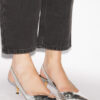 Padim Pumps mit Spiegelglanz-Effekt und Fersenriemen