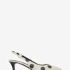 Paldo Leder-Slingbacks mit Polka-Dot-Print Paldo Leder-Slingbacks mit Polka-Dot-Print