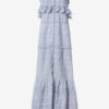 Paule Langes Kleid aus Baumwolle und floraler Spitze Paule Langes Kleid aus Baumwolle und floraler Spitze