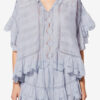 Payton Kaftan-Top aus Baumwolle und floraler Spitze Payton Kaftan-Top aus Baumwolle und floraler Spitze