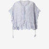 Payton Kaftan-Top aus Baumwolle und floraler Spitze Payton Kaftan-Top aus Baumwolle und floraler Spitze