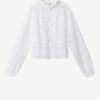 Peline Bluse aus Baumwolle und floraler Spitze Peline Bluse aus Baumwolle und floraler Spitze