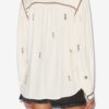 Pelson Bestickte Gaze-Bluse Pelson Bestickte Gaze-Bluse