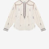 Pelson Bestickte Gaze-Bluse Pelson Bestickte Gaze-Bluse