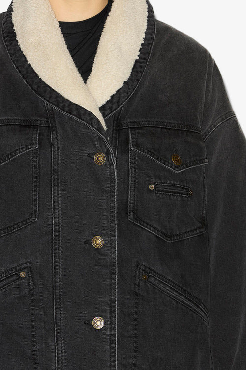 Pimia Jeansjacke mit Kunstfell Pimia Jeansjacke mit Kunstfell