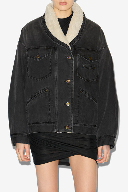 Pimia Jeansjacke mit Kunstfell Pimia Jeansjacke mit Kunstfell