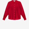 Plalia Bluse aus gerafftem Baumwollvoile Plalia Bluse aus gerafftem Baumwollvoile