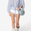 Polly Bluse aus Baumwolle und floraler Spitze Polly Bluse aus Baumwolle und floraler Spitze