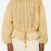 Polly Bluse aus Baumwolle und floraler Spitze Polly Bluse aus Baumwolle und floraler Spitze