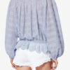 Polly Bluse aus Baumwolle und floraler Spitze Polly Bluse aus Baumwolle und floraler Spitze