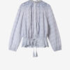 Polly Bluse aus Baumwolle und floraler Spitze Polly Bluse aus Baumwolle und floraler Spitze