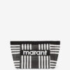 Powden Gestreifte Nylon-Clutch Powden Gestreifte Nylon-Clutch