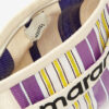 Powden Gestreifte Nylon-Clutch