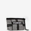 Powden Gestreifte Nylon-Clutch Powden Gestreifte Nylon-Clutch