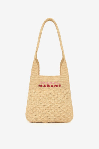 Praia Kleine Raffiabasttasche