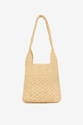 Praia Kleine Raffiabasttasche