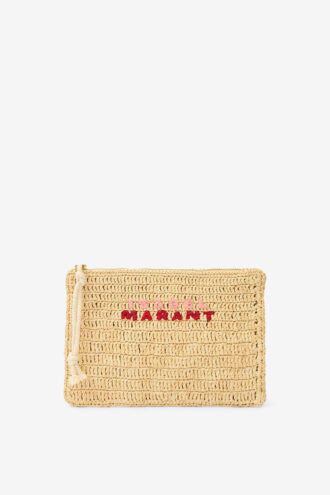 Praia Raffia-Clutch