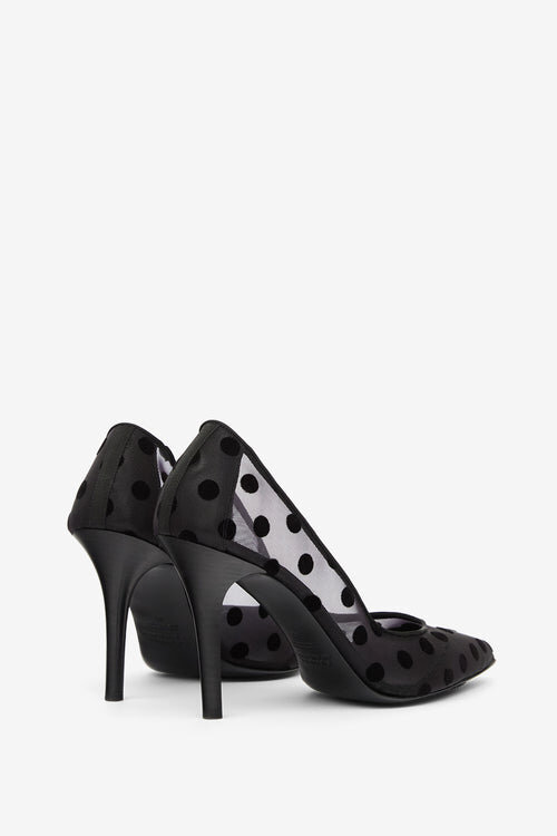 Pristy Pumps aus Tüll mit Polka-Dots Pristy Pumps aus Tüll mit Polka-Dots