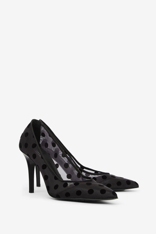 Pristy Pumps aus Tüll mit Polka-Dots Pristy Pumps aus Tüll mit Polka-Dots