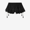 Puria Kurze Baumwollshorts mit Stickerei