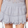 Puria Shorts aus Baumwolle mit Rüschen und floraler Spitze