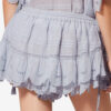 Puria Shorts aus Baumwolle mit Rüschen und floraler Spitze
