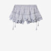 Puria Shorts aus Baumwolle mit Rüschen und floraler Spitze