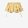 Puria Shorts aus Baumwolle mit Rüschen und floraler Spitze