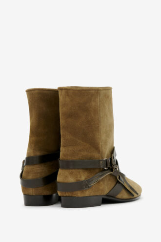 Rejen Flache Wildleder-Stiefeletten Rejen Flache Wildleder-Stiefeletten
