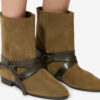 Rejen Flache Wildleder-Stiefeletten Rejen Flache Wildleder-Stiefeletten