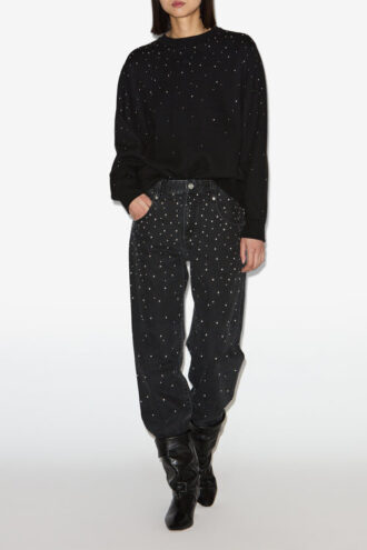 Riseda Sweatshirt mit Nieten
