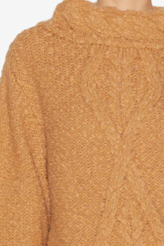 Romane Strickpullover mit Zopfmuster