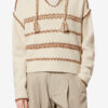 Romera Kapuzenpullover aus Merinowolle und Tweed
